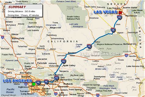 la to lv drive time|distance between vegas and la.